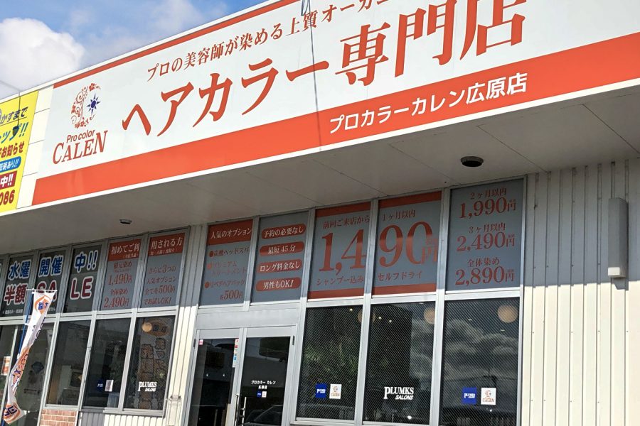 カラー専門店　育毛　ジェットスパ　宮崎市　日南市　都城市　美容室　プロカラーカレン　プロエレガントカラー　スカッシュ