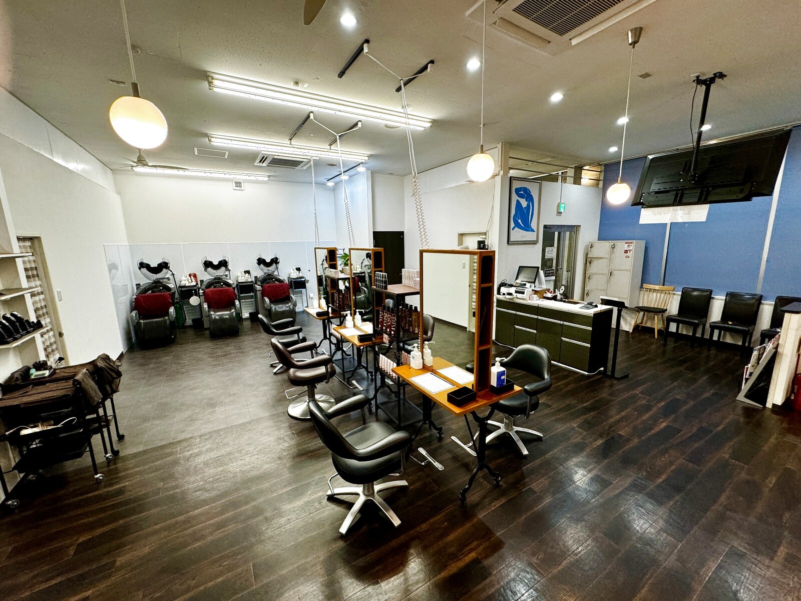プロカラーカレン赤江店の施術スペース